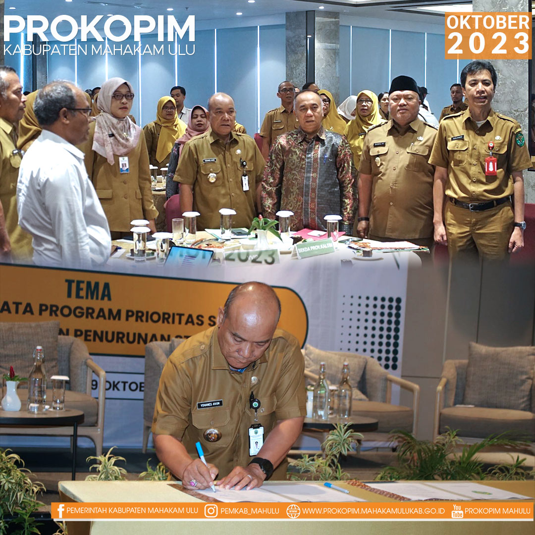 WABUP MAHULU HADIRI REMBUK STUNTING TINGKAT PROVINSI KALTIM TAHUN 2023