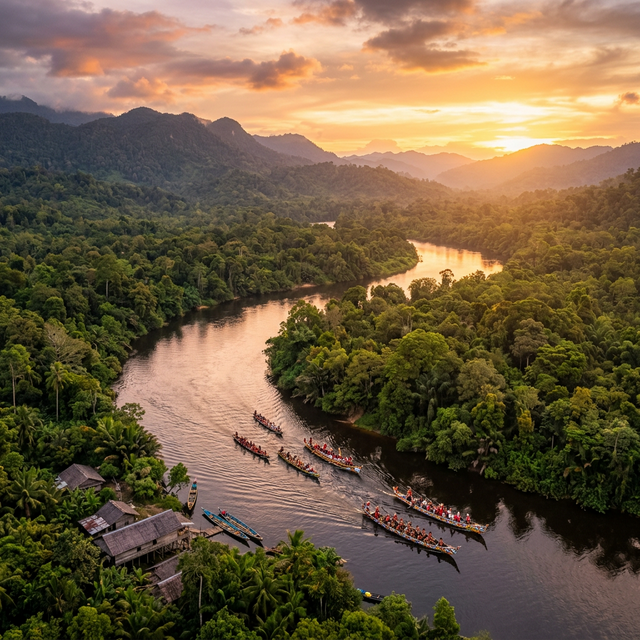 Lanskap Kabupaten Mahakam Ulu