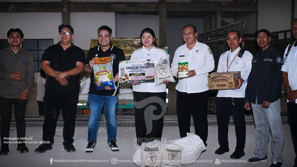 9,7 Ton Bantuan Pangan Tiba, Pemkab Mahulu Bergerak Jaga Kebutuhan Masyarakat Di Tengah Kemarau