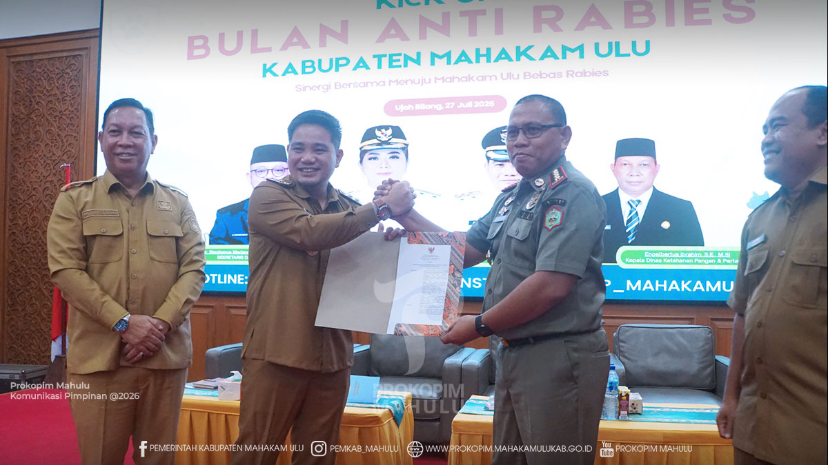 Kick Off Bulan Anti Rabies, Pemkab Mahulu Perkuat Kolaborasi Cegah Penyebaran Rabies