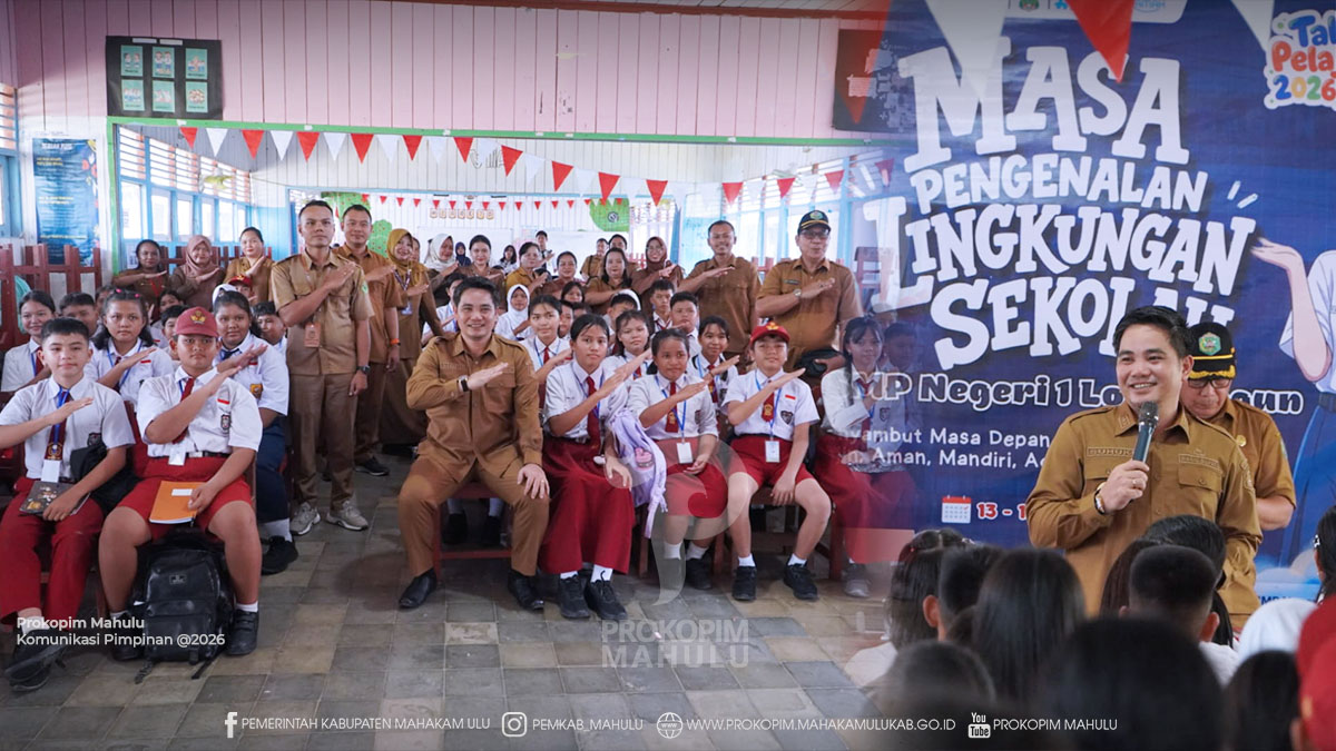 Monitoring MPLS, Wabup Mahulu Tekankan Pendidikan Berkarakter Sejak Hari Pertama Sekolah