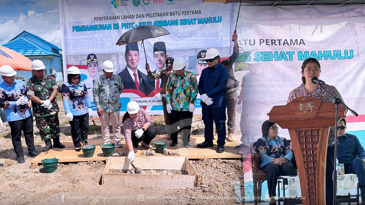 Peletakkan Batu Pertama Pembangunan RS PHTC, Tonggak Penguatan Layanan Kesehatan Perbatasan