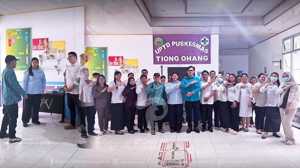 Bupati Mahulu Pantau Ketersediaan Air Bersih di Puskesmas Long Apari