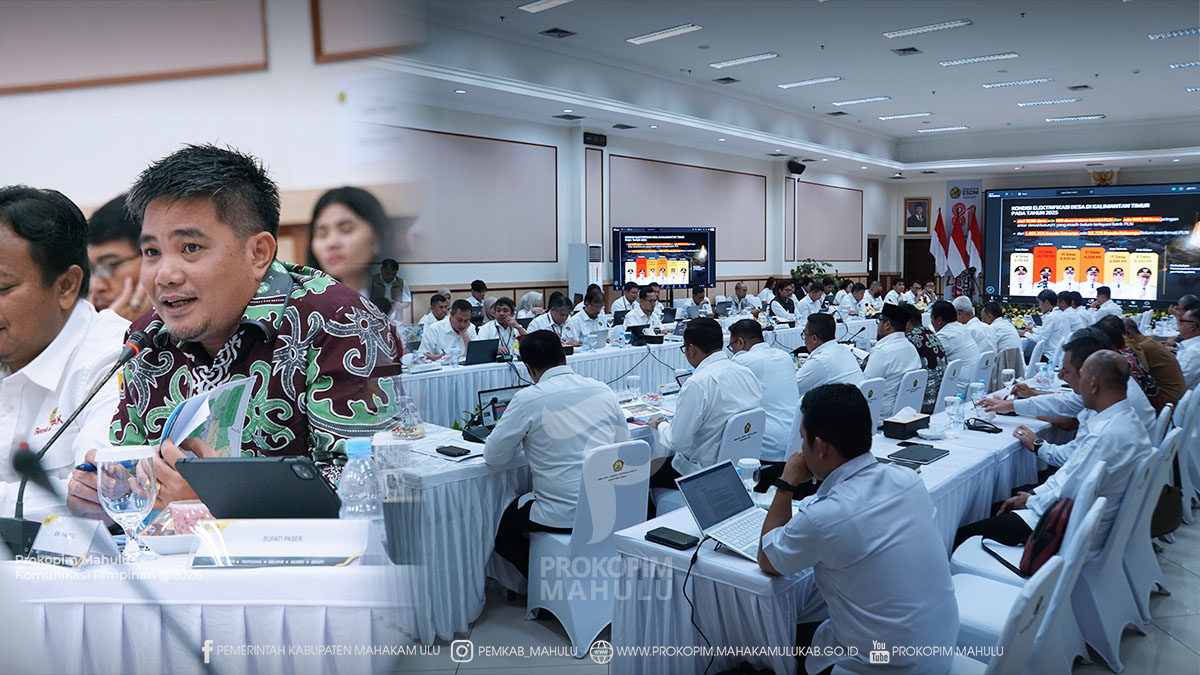 Wabup Mahulu Hadiri Rakor Percepatan Pembangunan Jaringan Listrik Desa Belum Berlistrik
