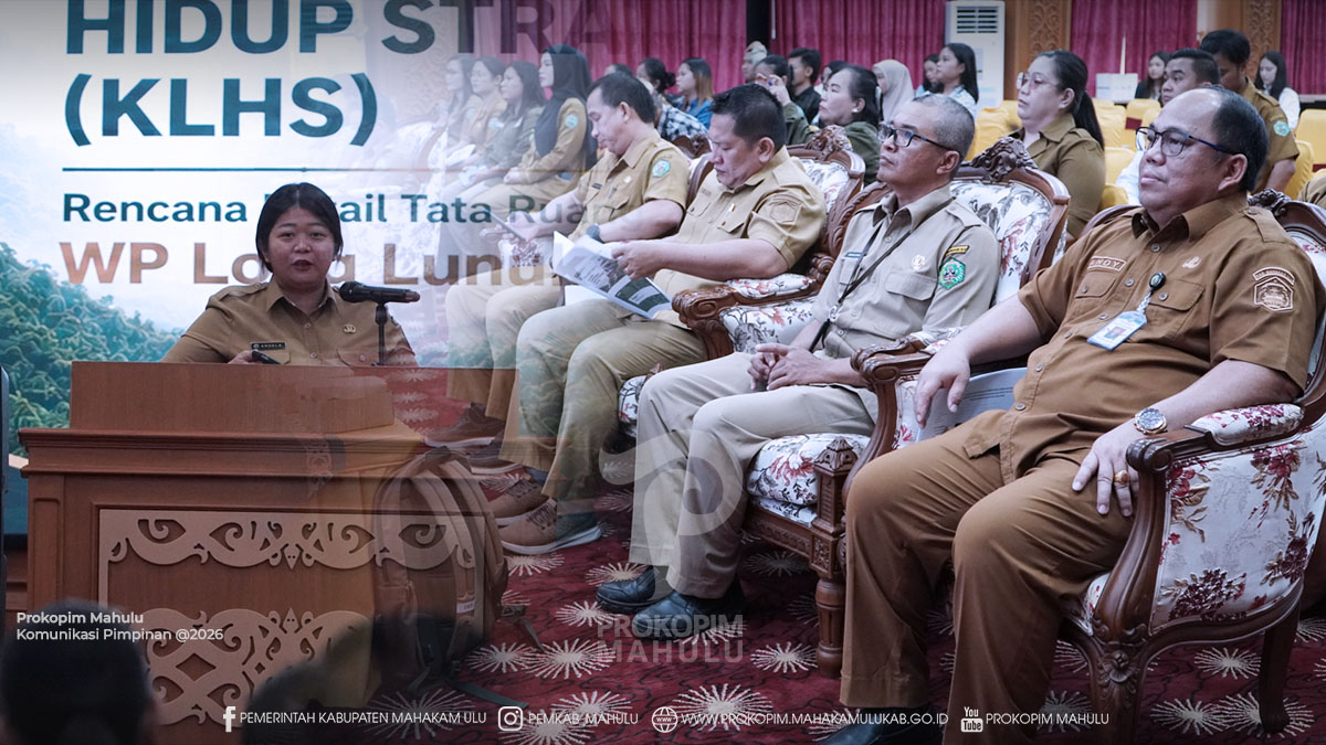 Pemkab Mahulu Gelar Konsultasi Publik I Penyusunan KLHS RDTR Wilayah Perencanaan Long Lunuk