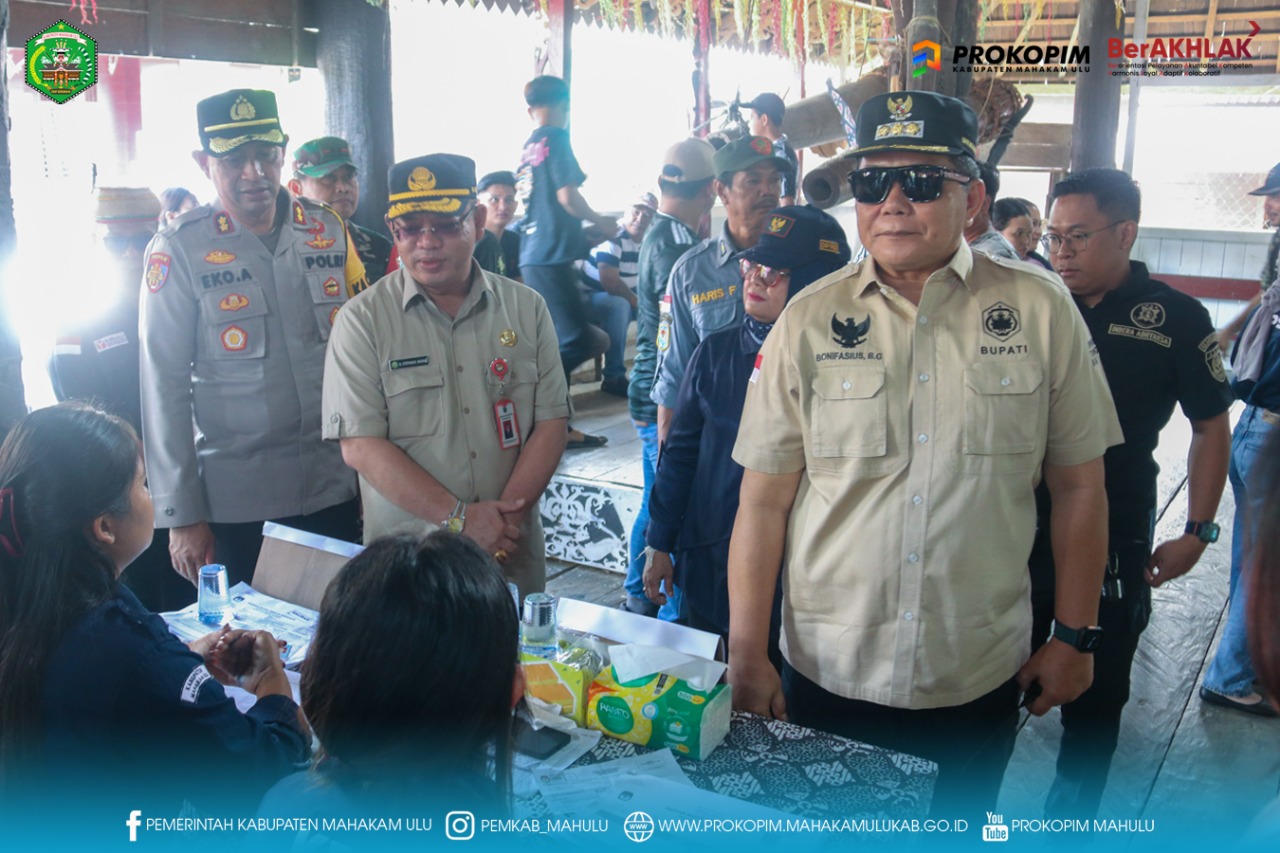 Bupati Tinjau Sejumlah TPS, Berharap PSU Mahulu Berjalan Aman dan Lancar