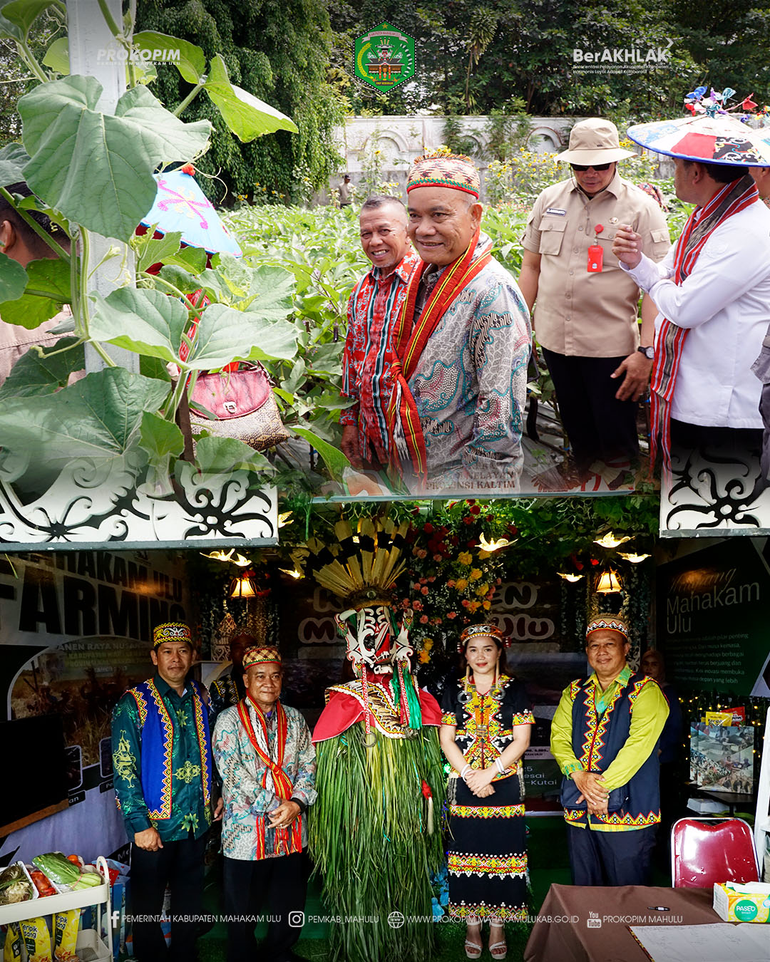 Wakil Bupati (Wabup) Kabupaten Mahakam Ulu (Mahulu), Drs. Yohanes Avun, M.Si., mengikuti rangkaian pembukaan acara Pekan Daerah (PEDA) ke-XI Kontak Tani Nelayan Andalan (KTNA) Tingkat Provinsi Kalimantan Timur Tahun 2025 yang diselenggarakan di Taman Budaya Sendawar (TBS) Kabupaten Kutai Barat (Kubar), Sabtu (21/6/2025)