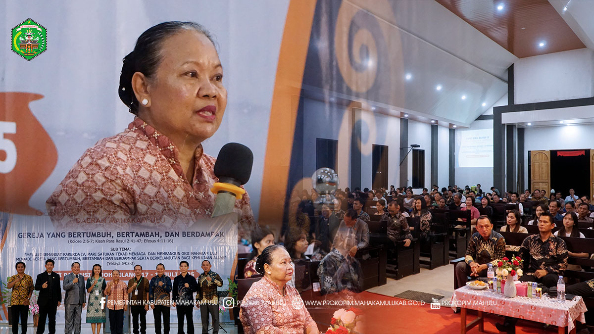 Bupati Mahakam Ulu (Mahulu), Dr. Bonifasius Belawan Geh, S.H., M.E., secara resmi membuka Rapat Kerja Daerah (RAKERDA) ke-IV Gereja Kemah Injil Indonesia (GKII) Daerah Mahakam Ulu, yang dalam kesempatan ini diwakili Staf Ahli Bidang Perekonomian Rakyat dan Pembangunan Emiliana Dai, S.K.M., M,Adm., Kes., yang digelar di Jemaat Parousia, Ujoh Bilang, Rabu malam (17/07/2025).