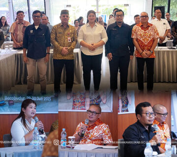Pemerintah Kabupaten (Pemkab) Mahakam Ulu (Mahulu) bersama Yayasan Konservasi Alam Nusantara (YKAN) menyelenggarakan Workshop Pembangunan Masyarakat dan Kampung Menuju Pembangunan Berkelanjutan di Kabupaten Mahakam Ulu, yang berlangsung di Balkondes Wringin Putih, Kecamatan Borobudur, Kabupaten Magelang, Provinsi Jawa Tengah, Selasa (29/07/2025).