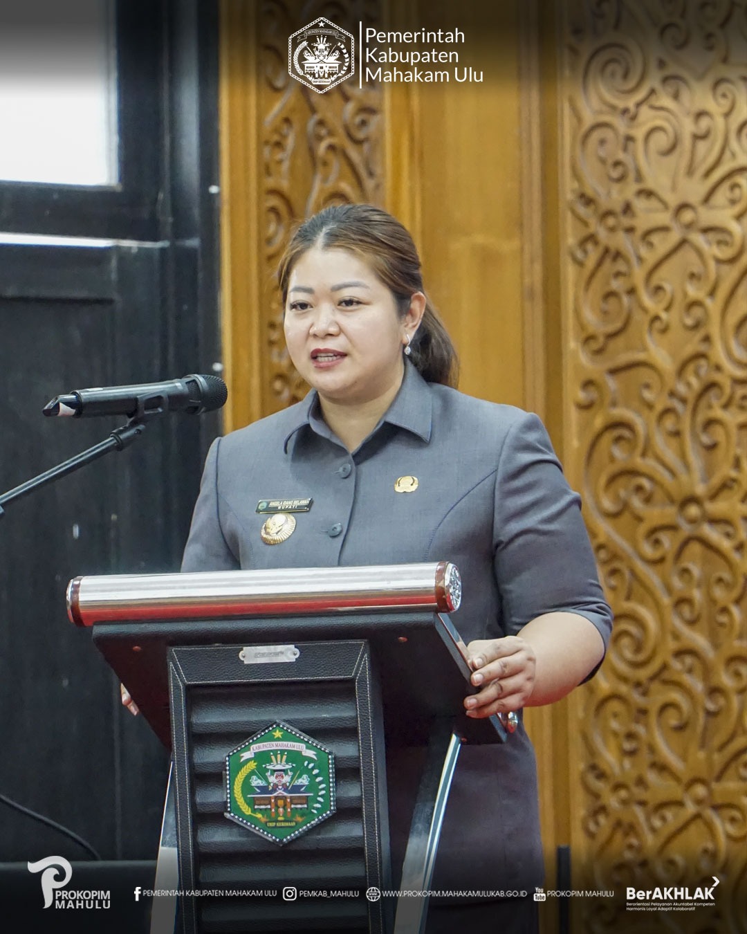 Ujoh Bilang – Pemerintah Kabupaten (Pemkab) Mahakam Ulu (Mahulu) menggelar Rapat Koordinasi Kelompok Kerja (Pokja) Perumahan dan Kawasan Permukiman (PKP) Tahun 2025 di Ujoh Bilang, Senin (10/11/2025).