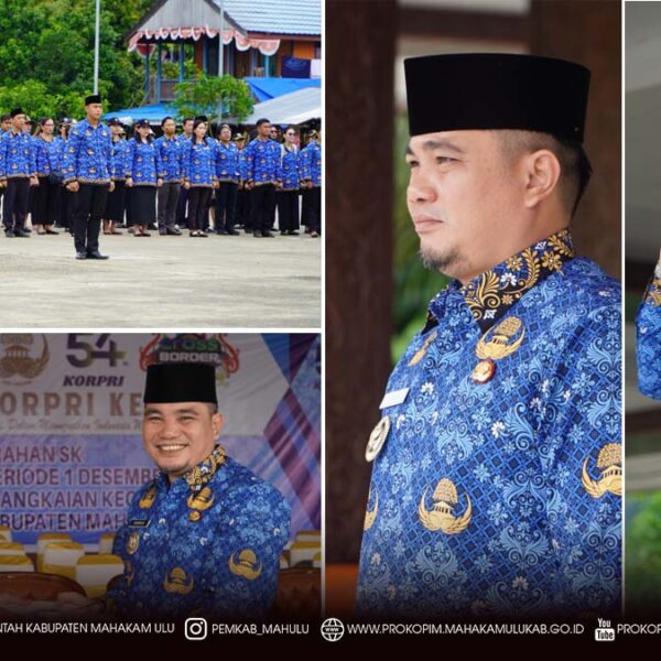 Cover Berita 1.1 (1) Ujoh Bilang – Tantangan birokrasi ke depan menuntut Aparatur Sipil Negara (ASN) semakin profesional, adaptif, dan mampu menjadi motor penggerak pembangunan daerah. Pesan ini, sebagaimana amanat Ketua Umum KORPRI yang juga Kepala Badan Kepegawaian Negara, menjadi pengingat sekaligus penyemangat bagi seluruh ASN untuk terus meningkatkan kualitas pelayanan publik serta memperkuat peran strategis birokrasi di tengah masyarakat.