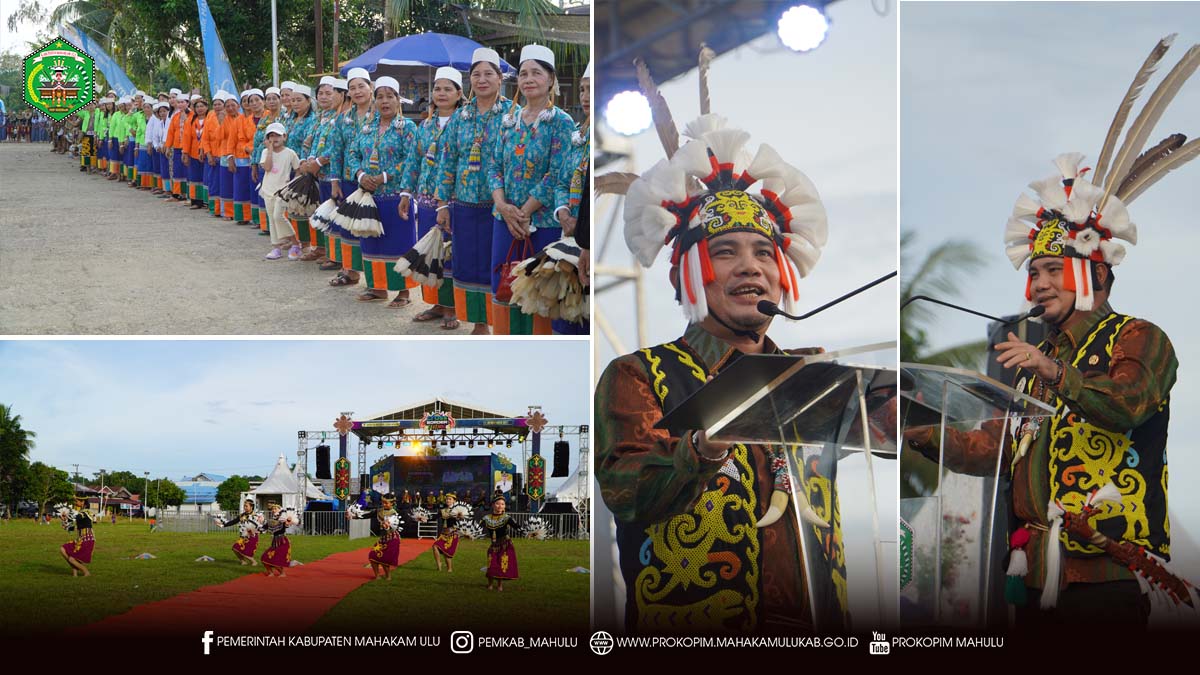 Datah Bilang – Wakil Bupati (Wabup), Mahakam Ulu, Suhuk, S.E., secara resmi membuka Cross Border Festival Datah Bilang Tahun 2025, mewakili Bupati Mahakam Ulu, Angela Idang Belawan. Kegiatan yang digelar di Kampung Datah Bilang, Jumat (28/11/2025), berlangsung meriah dan penuh antusiasme masyarakat.
