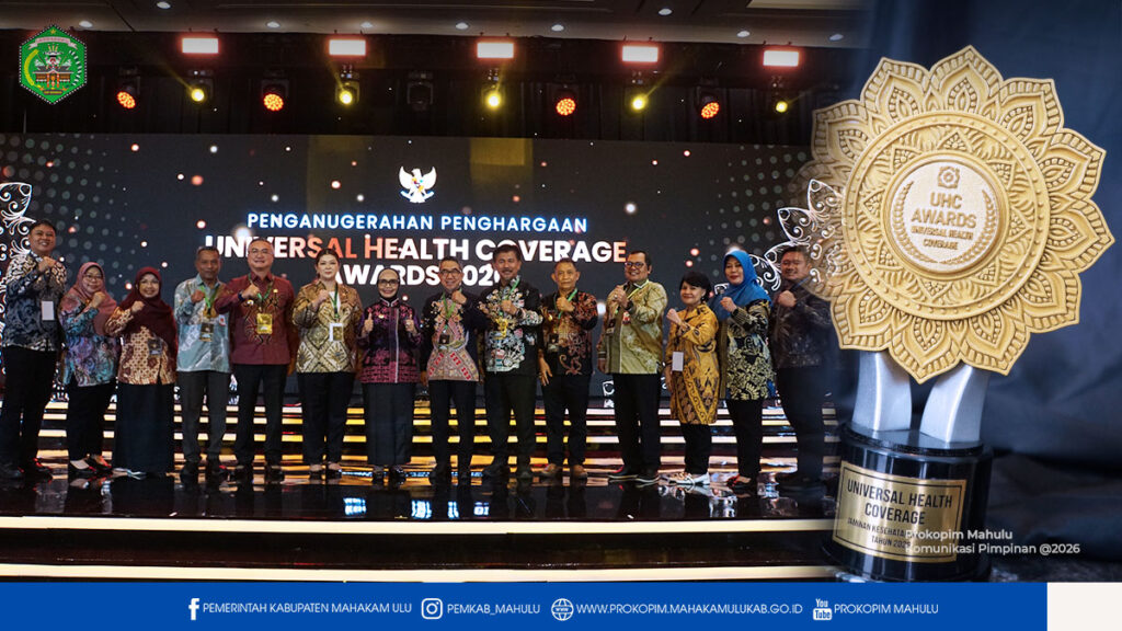 Jakarta – Pemerintah Kabupaten (Pemkab) Mahakam Ulu (Mahulu) kembali menoreh prestasi nasional dengan meraih Penghargaan Universal Health Coverage (UHC) Award Tahun 2026 kategori Utama, kategori tertinggi dalam ajang UHC Award. 