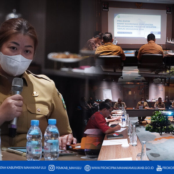 Samarinda – Dalam upaya mempercepat pelaksanaan program dan kegiatan prioritas tahun anggaran 2026, Bupati Mahakam Ulu (Mahulu), Angela Idang Belawan, memimpin langsung Rapat Pimpinan (Rapim) yang digelar secara terbatas bersama sejumlah Kepala Organisasi Perangkat Daerah (OPD) di lingkungan Pemerintah Kabupaten Mahulu.