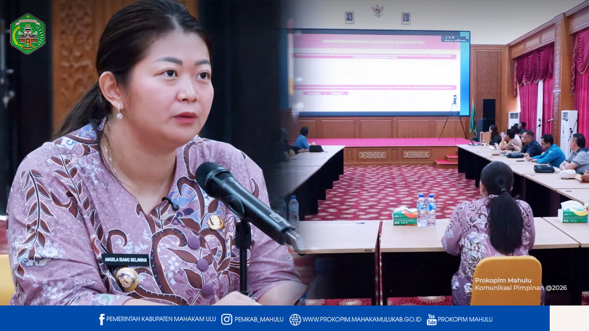 Ujoh Bilang – Bupati Mahakam Ulu (Mahulu), Angela Idang Belawan, memimpin dan membuka secara resmi membuka Rapat Koordinasi (Rakor) Tim Pengendalian Inflasi Daerah (TPID) menjelang Hari Besar Keagamaan Nasional (HBKN) di Ballroom Kantor Bupati Lt.3, Kamis (13/2/2026).