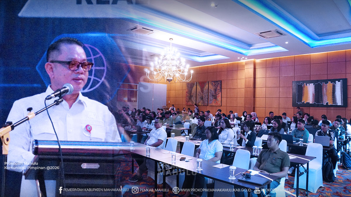 Samarinda – Pemerintah Kabupaten (Pemkab) Mahakam Ulu (Mahulu) melalui Bagian Administrasi Pembangunan (Adbang), Sekretariat Daerah Mahulu, terus memperkuat kualitas pengendalian pembangunan daerah melalui kegiatan Pendampingan E-Pengendalian SMPeQ Mahulu Tahun 2026, yang digelar di Hotel Puri Senyiur Samarinda. Rabu (01/07/2026)