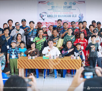 Ujoh Bilang – Dalam rangka memeriahkan Hari Ulang Tahun (HUT) ke-81 Kemerdekaan Republik Indonesia Tahun 2026, Bupati Mahakam Ulu (Mahulu), Angela Idang Belawan, yang diwakili Wakil Bupati (Wabup) Mahulu, Suhuk, S.E., membuka kegiatan Lomba Memancing Dasaran yang diprakarsai oleh komunitas Angler Mahakam Ulu.
