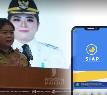 Ujoh Bilang – Bupati Mahakam Ulu (Mahulu), Angela Idang Belawan secara resmi meluncurkan Aplikasi E-Presensi dan Sistem Informasi Manajemen Kepegawaian (SIMPEG), yang dirangkaikan dengan Bimbingan Teknis Penggunaan Aplikasi, di Ujoh Bilang, Selasa (18/8/26).