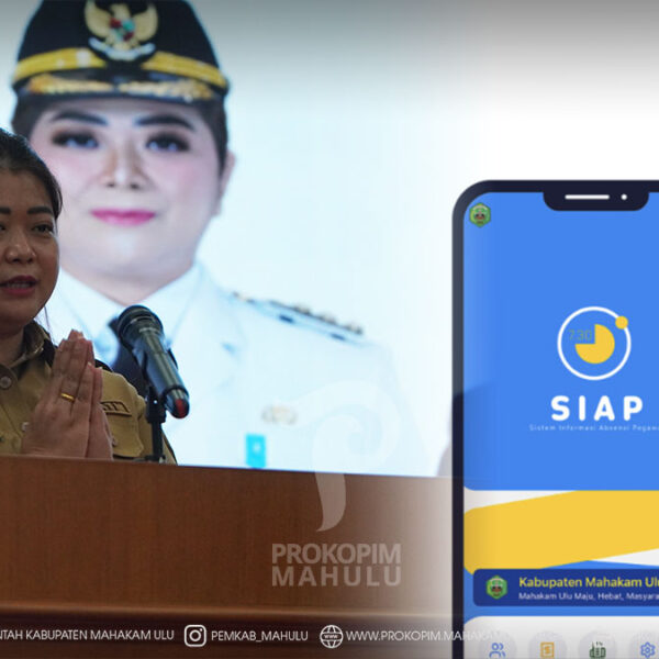 Ujoh Bilang – Bupati Mahakam Ulu (Mahulu), Angela Idang Belawan secara resmi meluncurkan Aplikasi E-Presensi dan Sistem Informasi Manajemen Kepegawaian (SIMPEG), yang dirangkaikan dengan Bimbingan Teknis Penggunaan Aplikasi, di Ujoh Bilang, Selasa (18/8/26).